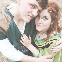 Woodland Medieval wedding