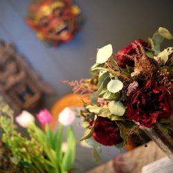 002 flowers at bri and dales home - A frostbitten Canadian national park elopement (with bison!) A frostbitten Canadian national park elopement (with bison!)