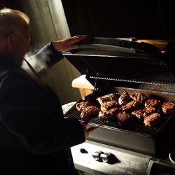 073 dad bbq - A frostbitten Canadian national park elopement (with bison!) A frostbitten Canadian park elopement (with bison!)