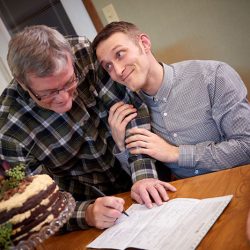 082 witnessing paperwork - A frostbitten Canadian national park elopement (with bison!) A frostbitten Canadian park elopement (with bison!)
