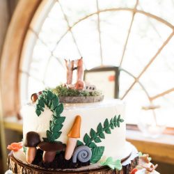 High fantasy meets a handmade gown at this treehouse camp wedding