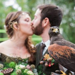 High fantasy meets amazing DIY at this treehouse wedding