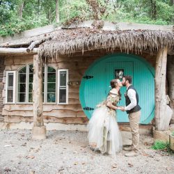 High fantasy meets amazing DIY at this treehouse wedding