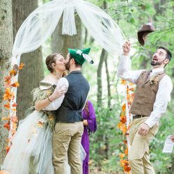 High fantasy meets amazing DIY at this treehouse wedding