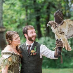 High fantasy meets a handmade gown at this treehouse camp wedding