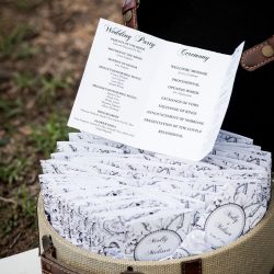 A chef-designed menu and vintage details at this stunning San Diego wedding
