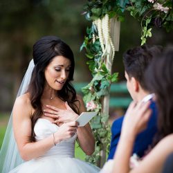 A chef-designed menu and vintage details at this stunning San Diego wedding