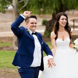 A chef-designed menu and vintage details at this stunning San Diego wedding