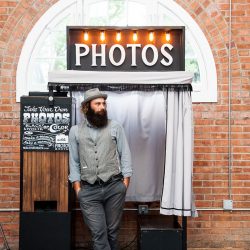 A chef-designed menu and vintage details at this stunning vintage wedding