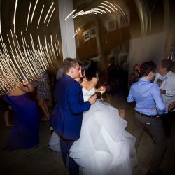 A chef-designed menu and vintage details at this gorgeous two-lady wedding