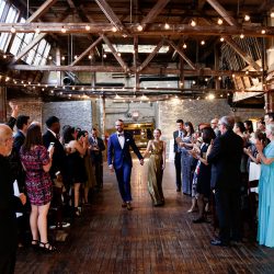 JennyDean 127 - A gold dress wedding + karaoke + tacos + fairy lights A gold dress wedding with karaoke, and tacos all wrapped up in fairy lights