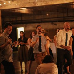 JennyDean 373 - A gold dress wedding + karaoke + tacos + fairy lights JennyDean 373