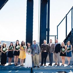 Reinhart Hamilton JuliaKinnunenPhotography EmmaTrevor28 low - A ceremony right where they got engaged: on the Murray Morgan Bridge! A ceremony right where they got engaged: on the Murray Morgan Bridge!