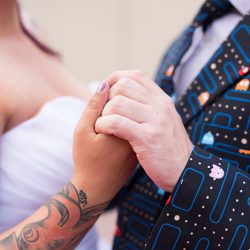 TomDreaa67of167 - This pop culture wedding wins all with a Pac-Man suit, Mario Kart, and a Delorean(!) This pop culture wedding wins all with a Pac-Man suit, Mario Kart, and a Delorean(!)