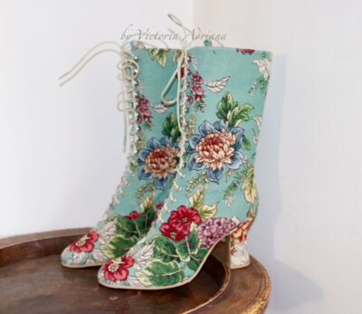 brocade custom etsy boots on offbeat bride
