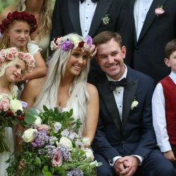 A fantastical Lord of the Rings meets Midsummer Night's Dream wedding