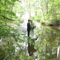 A fantastical Lord of the Rings meets Midsummer Night's Dream wedding