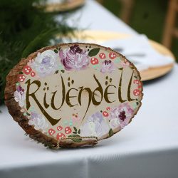 A fantastical Lord of the Rings meets Midsummer Night's Dream wedding