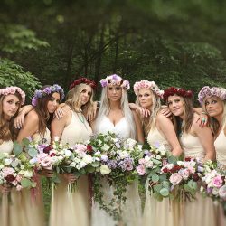 A fantastical Lord of the Rings meets Midsummer Night's Dream wedding