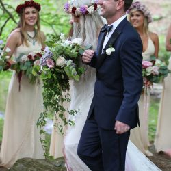A fantastical Lord of the Rings meets Midsummer Night's Dream wedding