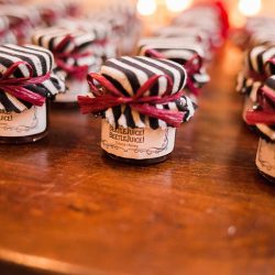 woodwedding receptiondetails 71 31892094370 o - This laid-back wedding had bridesmaids in white and a BEETLEJUICE officiant This laid-back wedding had a wedding party in white and BEETLEJUICE