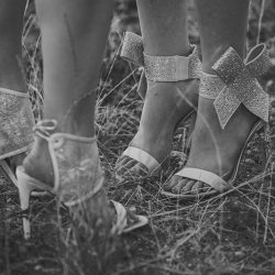 Trapeze, tulle, and two ladies at a stunning Seattle wedding