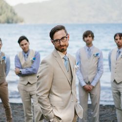 JohnnyAlexisWedding LakeCrescent 371 - Bask in the glow of this rustic Olympic National Park wedding Bask in the glow of this rustic Olympic National Park wedding