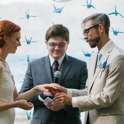 JohnnyAlexisWedding LakeCrescent 588 - Bask in the glow of this rustic Olympic National Park wedding Bask in the glow of this rustic National Park wedding