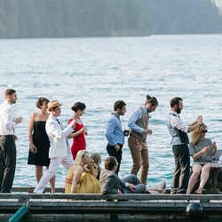 JohnnyAlexisWedding LakeCrescent 646 - Bask in the glow of this rustic Olympic National Park wedding Bask in the glow of this rustic National Park wedding