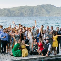 JohnnyAlexisWedding LakeCrescent 657 - Bask in the glow of this rustic Olympic National Park wedding Bask in the glow of this rustic National Park wedding