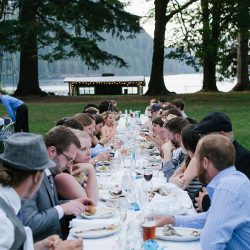 JohnnyAlexisWedding LakeCrescent 676 - Bask in the glow of this rustic Olympic National Park wedding Bask in the glow of this rustic National Park wedding