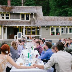 JohnnyAlexisWedding LakeCrescent 705 - Bask in the glow of this rustic Olympic National Park wedding Bask in the glow of this rustic National Park wedding