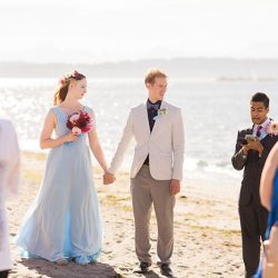 OffBeatBride LionladyPhotography 18 - This intimate beach wedding in Seattle gives a whole new meaning to do-it-yourself This intimate Seattle beach wedding gives a whole new meaning to do-it-yourself