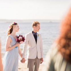 OffBeatBride LionladyPhotography 20 - This intimate beach wedding in Seattle gives a whole new meaning to do-it-yourself This intimate Seattle beach wedding gives a whole new meaning to do-it-yourself