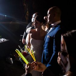 This couple destroyed the Death Star at their Star Wars-themed vow renewal!