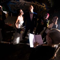 This couple destroyed the Death Star at their Star Wars-themed vow renewal!