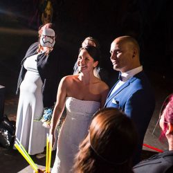 This couple destroyed the Death Star at their Star Wars-themed vow renewal!