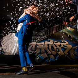 This couple destroyed the Death Star at their Star Wars-inspired vow renewal!