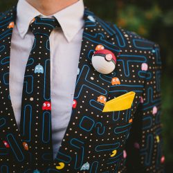 Cotton candy, smoke bombs, and LED outfits shine at this wonderfully weird Austin wedding