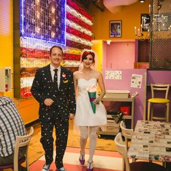 Couples who walked themselves down the aisle