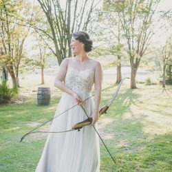 S'mores, archery, cowboy chic at this wedding