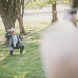 S'mores, archery, cowboy chic at this wedding