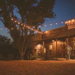 S'mores, archery, cowboy chic at this wedding