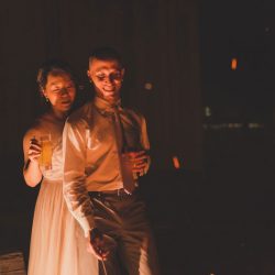S'mores, archery, cowboy chic at this wedding