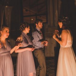 S'mores, archery, cowboy chic at this wedding