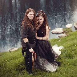 df - A 13-color handfasting and fire dancing at this Quebec wiccan wedding df