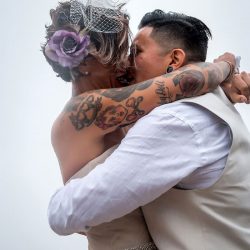 erica and stef wedding 412 32524086050 o - Love wins at this stunning beach wedding (despite tons of rain!) Two ladies rocked their rainy beach wedding
