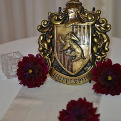 image 0093 31320272582 o - Pops of red and yellow everywhere at this magical wedding with wands and potions Pops of red and yellow everywhere at this magical Hogwarts wedding with wands and potions