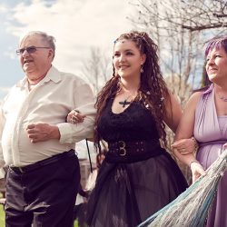one 8159 33230069545 o - A 13-color handfasting and fire dancing at this Quebec wiccan wedding A 13-color handfasting and fire dancing at this Quebec wiccan wedding
