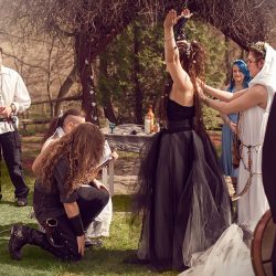 one 8180 33188365736 o - A 13-color handfasting and fire dancing at this Quebec wiccan wedding one 8180 33188365736 o